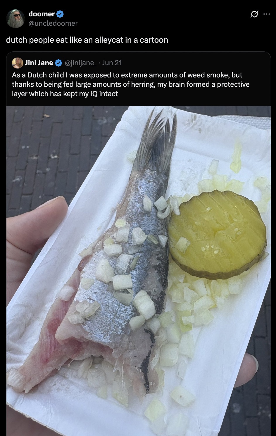 One pickle chip is a choice.